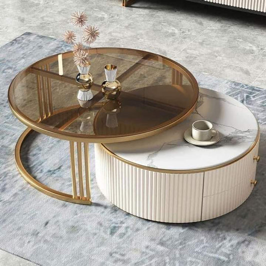 DOUBLE TABLE WHITE